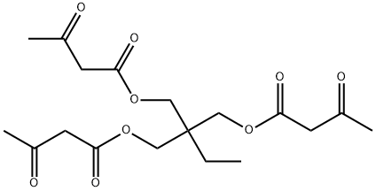 BUTANOIC ACID, 3-OXO-, 2-[(1,3-DIOXOBUTOXY)METHYL]-2-ETHYL-1,3-PROPANDIYL ESTER Structure