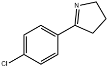 5-(4-클로로-페닐)-3,4-디하이드로-2H-피롤 구조식 이미지
