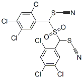 (2,4,5-Trichlorophenyl)(cyanothiomethyl) sulfone Structure