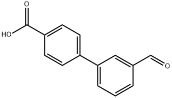 3'-FORMYL[1,1'-BIPHENYL]-4-CARBOXYLIC ACID Structure