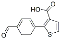 2-(4-Formylphenyl)thiophene-3-carboxylic acid Structure