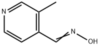 4-피리딘카르복스알데히드,3-메틸-,옥심(9CI) 구조식 이미지