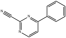 2-Pyrimidinecarbonitrile, 4-phenyl- (8CI,9CI) Structure