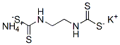 Potassium ammonium ethylenebis(dithiocarbamate) Structure