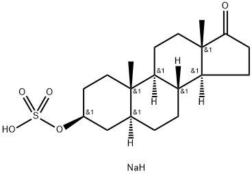 EPIANDROSTERONE SULFATE SODIUM Structure