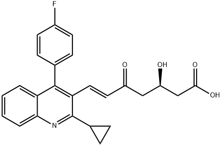 5-Oxo Pitavastatin Structure