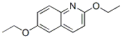 Quinoline, 2,6-diethoxy- (9CI) Structure