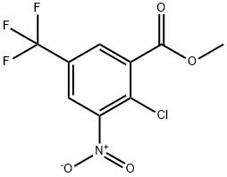 Methyl 2-chloro-3-nitro-5-(trifluoroMethyl)benzoate Structure