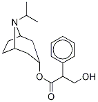 endo-(±)-8-aza-8-isopropylbicyclo[3.2.1]oct-3-yl (hydroxymethyl)phenylacetate Structure
