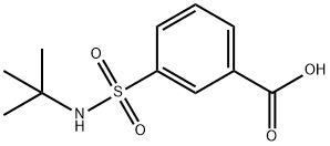 3-(N-(tert-Butyl)sulfaMoyl)benzoic acid Structure