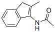 Acetamide,  N-(2-methyl-1H-inden-3-yl)- Structure