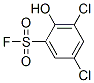 3,5-디클로로-2-히드록시벤젠술포닐플루오라이드 구조식 이미지