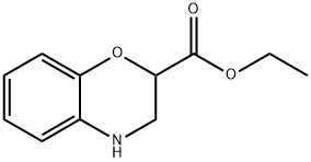 3,4-DIHYDRO-2H-BENZO[1,4]OXAZINE-2-CARBOXYLIC ACID ETHYL ESTER 구조식 이미지