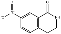 7-NITRO-3,4-DIHYDRO-2H-이소퀴놀린-1-ONE 구조식 이미지