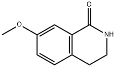 7-METHOXY-3,4-DIHYDRO-2H-이소퀴놀린-1-ONE 구조식 이미지