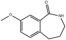 8-Methoxy-2,3,4,5-tetrahydrobenzo[c]azepin-1-one Structure