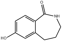 7-HYDROXY-2,3,4,5-TETRAHYDRO-BENZO[C]AZEPIN-1-ONE 구조식 이미지