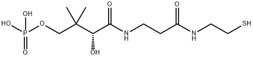 [3-hydroxy-2,2-dimethyl-3-[2-(2-sulfanylethylcarbamoyl)ethylcarbamoyl]propoxy]phosphonic acid 구조식 이미지