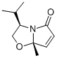 (3R-CIS)-(-)-2,3-DIHYDRO-3-ISOPROPYL-7A-METHYLPYRROLO-[2,1-B!OXAZOL-5(7AH)-ONE, 97 구조식 이미지