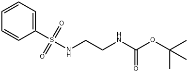 Tert-Butyl 2-(Phenylsulfonamido)Ethylcarbamate Structure
