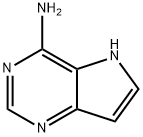 5H-Pyrrolo[3,2-d]pyrimidin-4-amine (9CI) 구조식 이미지