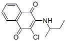 2-(sec-부틸아미노)-3-클로로-1,4-나프토퀴논 구조식 이미지