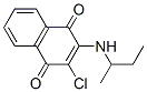 2-(sec-Butylamino)-3-chloro-1,4-naphthoquinone Structure