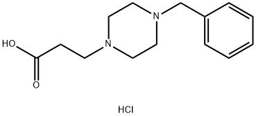 3-(4-BENZYL-PIPERAZIN-1-YL)-PROPIONIC ACIDDIHYDROCHLORIDE 구조식 이미지