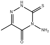 4-AMINO-3-MERCAPTO-6-METHYL-4H-[1,2,4]TRIAZIN-5-ONE Structure