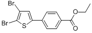 에틸4-(4,5-디브로모티오펜-2-일)벤조에이트 구조식 이미지