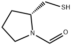 1-Pyrrolidinecarboxaldehyde, 2-(mercaptomethyl)-, (2R)- (9CI) Structure