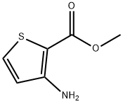 Methyl 3-amino-2-thiophenecarboxylate  구조식 이미지
