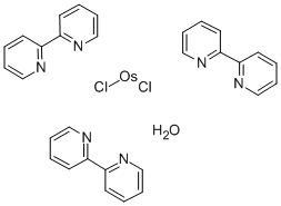 트리스-(2,2'-비피리딘)오스뮴(II)염화물수화물 구조식 이미지