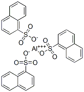 aluminium tri(naphthalene-1-sulphonate) Structure