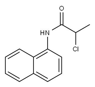 2-CHLORO-N-1-NAPHTHYLPROPANAMIDE Structure