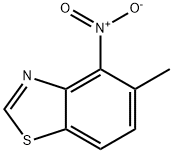 벤조티아졸,5-메틸-4-니트로-(9CI) 구조식 이미지
