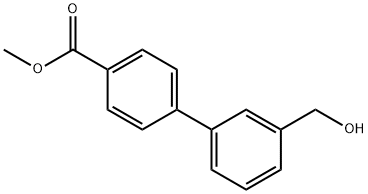 메틸4-(3-히드록시메틸페닐)벤조에이트 구조식 이미지