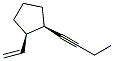 Cyclopentane, 1-(1-butynyl)-2-ethenyl-, (1R,2R)- (9CI) Structure