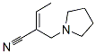 1-Pyrrolidinepropanenitrile,alpha-ethylidene-,(alphaE)-(9CI) Structure