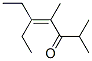 5-Ethyl-2,4-dimethyl-4-hepten-3-one Structure