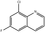 8-Chloro-6-fluoroquinoline Structure