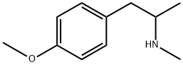 p-methoxy-N,alpha-dimethylphenethylamine Structure