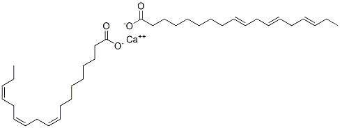 칼슘(9Z,12Z,15Z)-9,12,15-옥타데카트리에노에이트 구조식 이미지