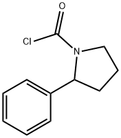 1-Pyrrolidinecarbonyl chloride, 2-phenyl- (9CI) 구조식 이미지