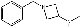 3-AZETIDINAMINE, N-METHYL-1-(PHENYLMETHYL)- Structure