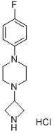 피페라진,1-(3-아제티디닐)-4-(4-플루오로페닐)-,염산염 구조식 이미지