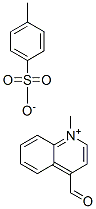 QUINOLINIUM,4-FORMYL-1-METHYL-,SALTWITH4-METHYLBENZENESULFONICACID(1:1) Structure