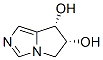 5H-Pyrrolo[1,2-c]imidazole-6,7-diol,6,7-dihydro-,(6R,7S)-(9CI) 구조식 이미지