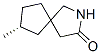 2-Azaspiro[4.4]nonan-3-one,7-methyl-,(7R)-(9CI) Structure