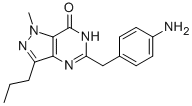 5-[(4-AMINOPHENYL)METHYL]-1,4-DIHYDRO-1-METHYL-3-PROPYL-7H-PYRAZOLO[3,4-D] PYRIMIDIN-7-ONE Structure